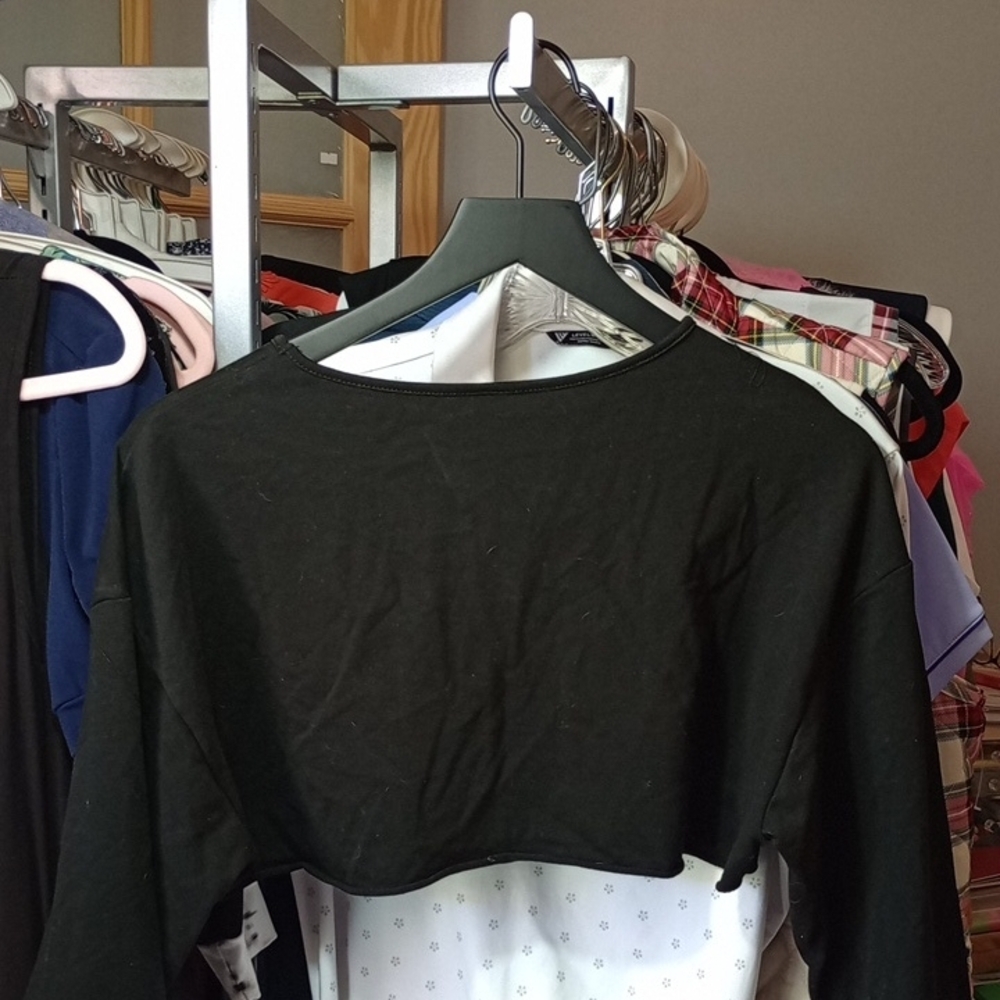 C) SHEIN Black Cropped Top - Picture 3 of 5